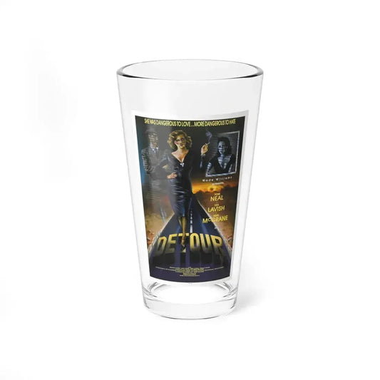 DETOUR 1945 Movie Poster - Pint Glass 16oz 16oz - Go Mug Yourself