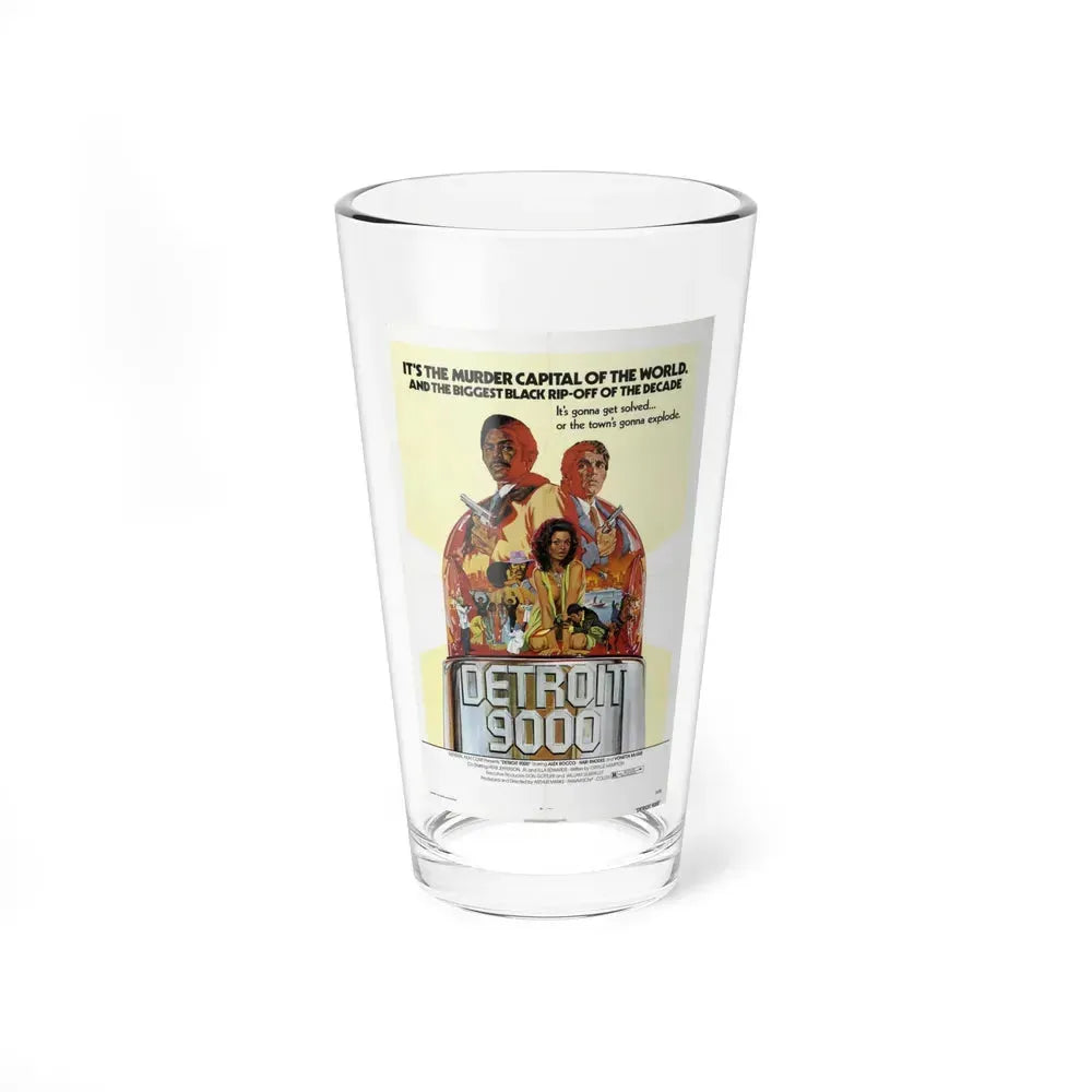 DETROIT 9000 1973 Movie Poster - Pint Glass 16oz 16oz - Go Mug Yourself