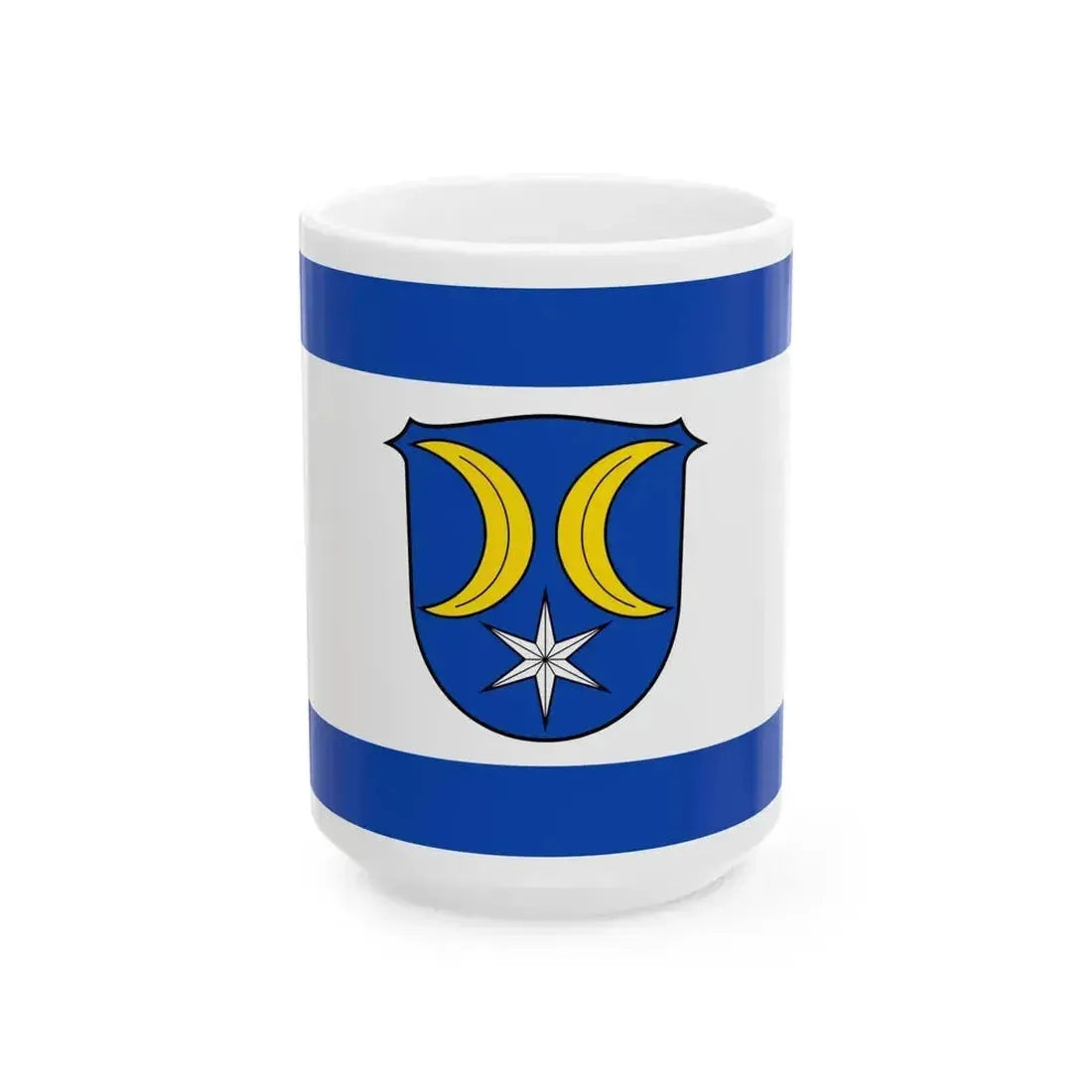 DEU Allendorf Eder Flag (Germany) White Coffee Mug 15oz - Go Mug Yourself