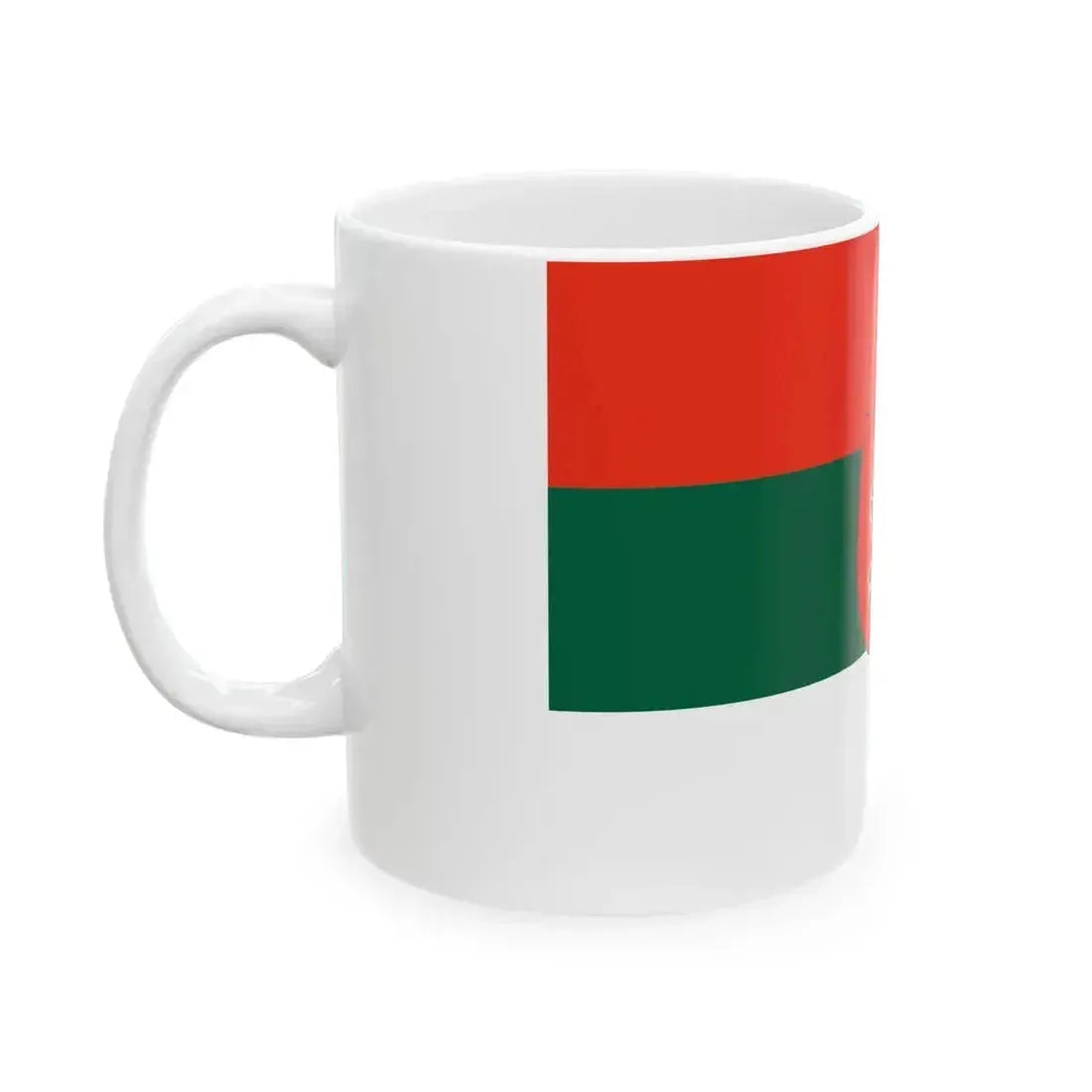 DEU Augsburg Flag (Germany) White Coffee Mug - Go Mug Yourself