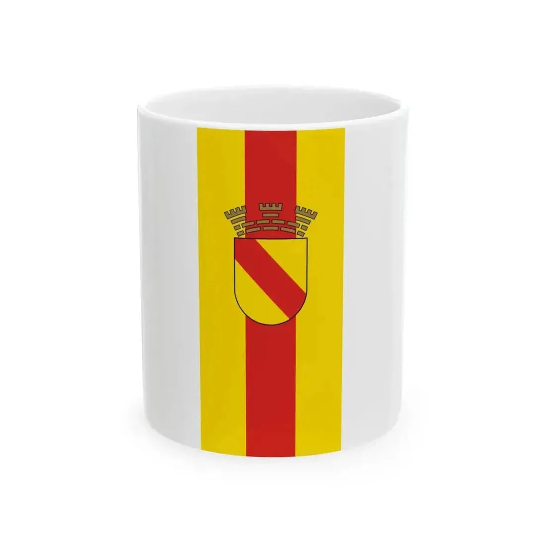 DEU Baden-Baden Banner (Germany) White Coffee Mug 11oz - Go Mug Yourself