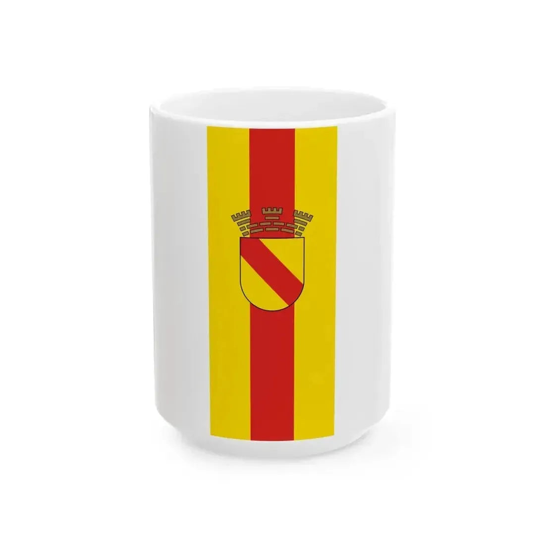 DEU Baden-Baden Banner (Germany) White Coffee Mug 15oz - Go Mug Yourself