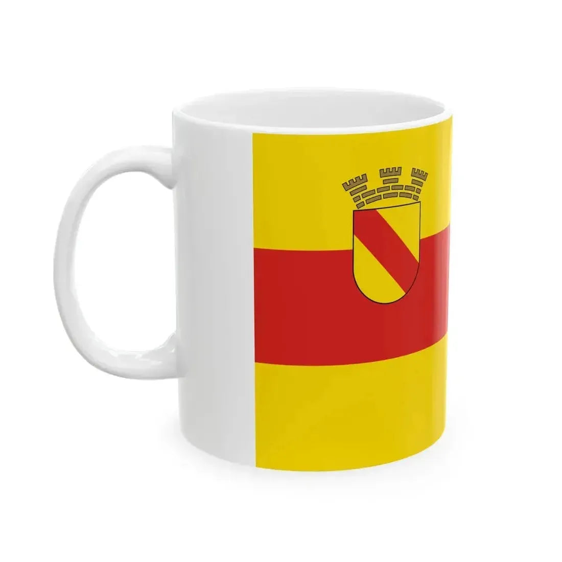 DEU Baden-Baden Flag (Germany) White Coffee Mug - Go Mug Yourself