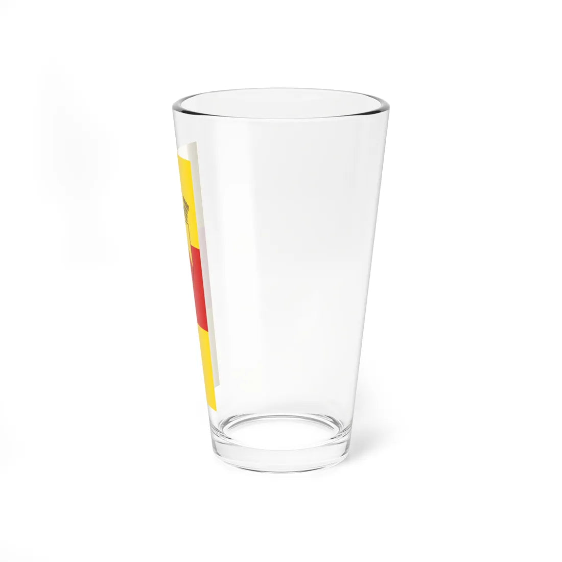 DEU Baden-Baden Flag vertical (Germany) Pint Glass 16oz - Go Mug Yourself