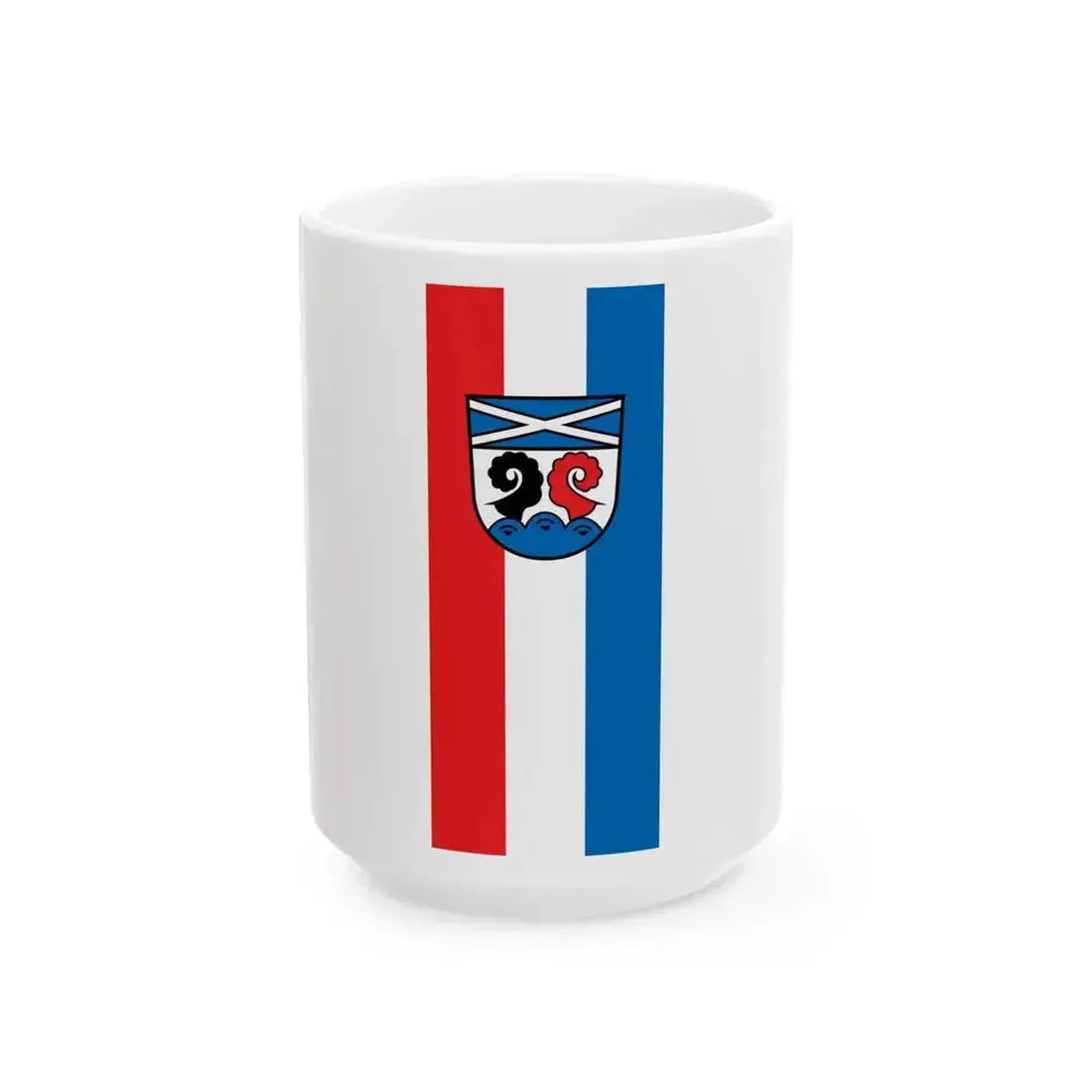 DEU Baierbach Banner (Germany) White Coffee Mug 15oz - Go Mug Yourself