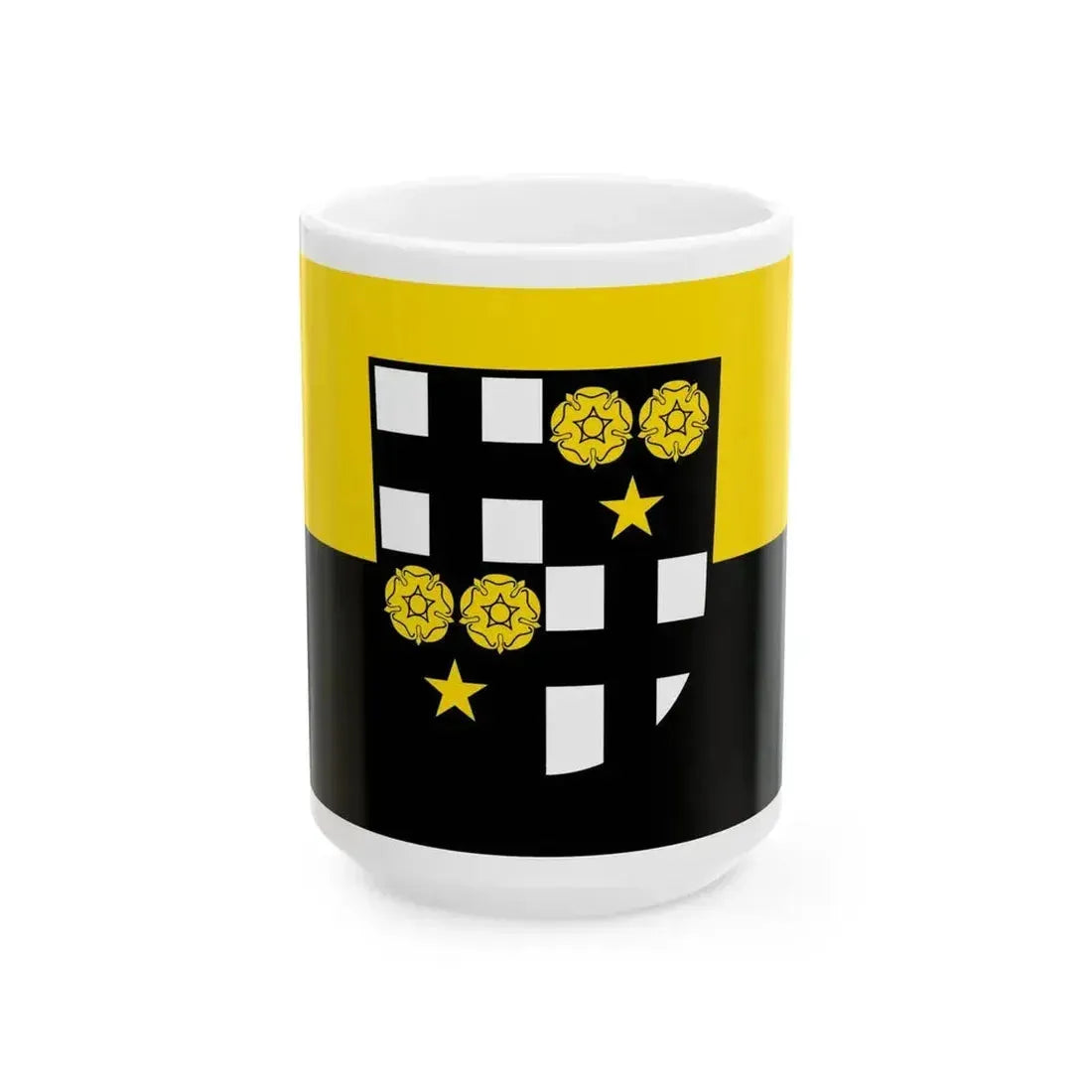 DEU Beckingen Flag (Germany) White Coffee Mug 15oz - Go Mug Yourself