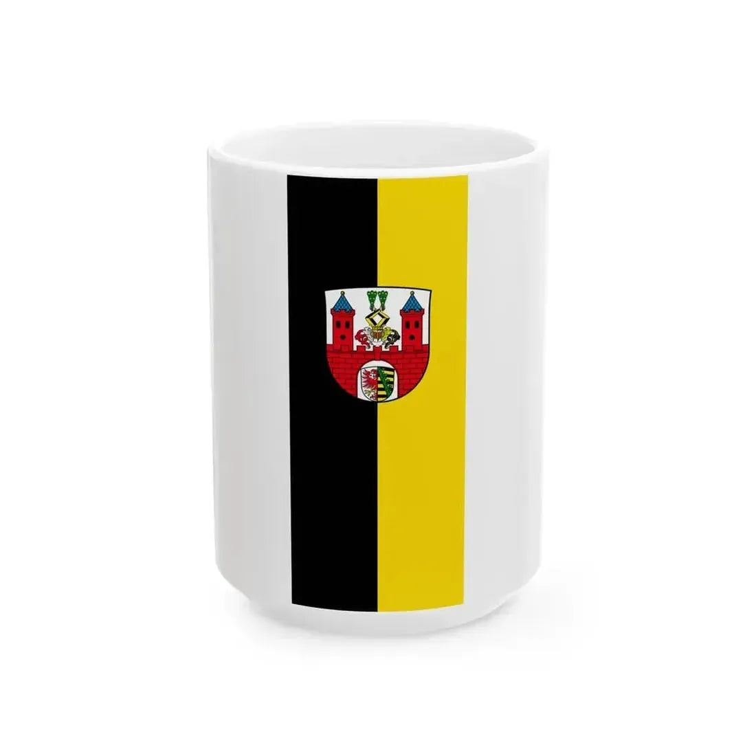 DEU Bernburg Saale Banner 2 (Germany) White Coffee Mug 15oz - Go Mug Yourself