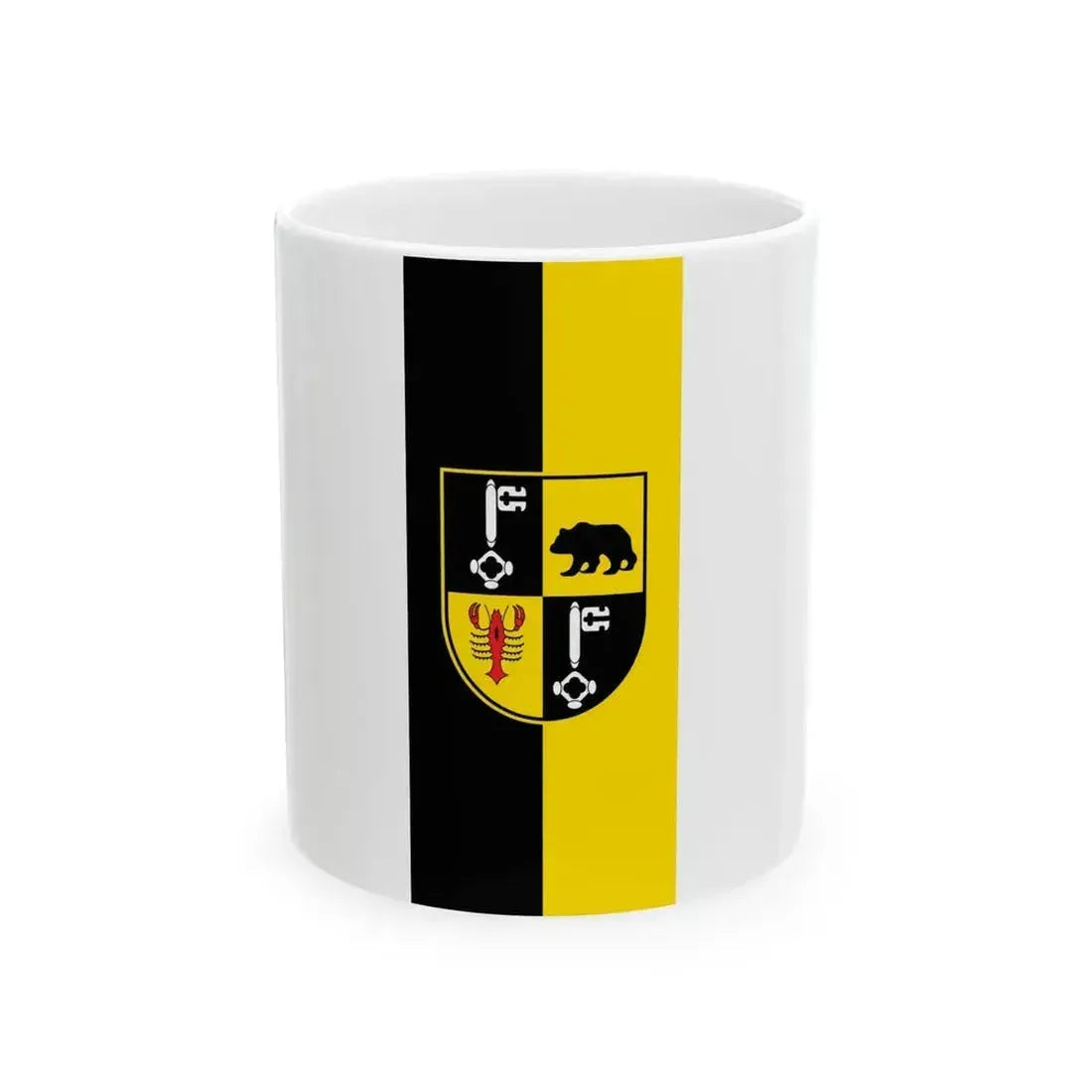 DEU Bernkastel-Kues Banner (Germany) White Coffee Mug 11oz - Go Mug Yourself