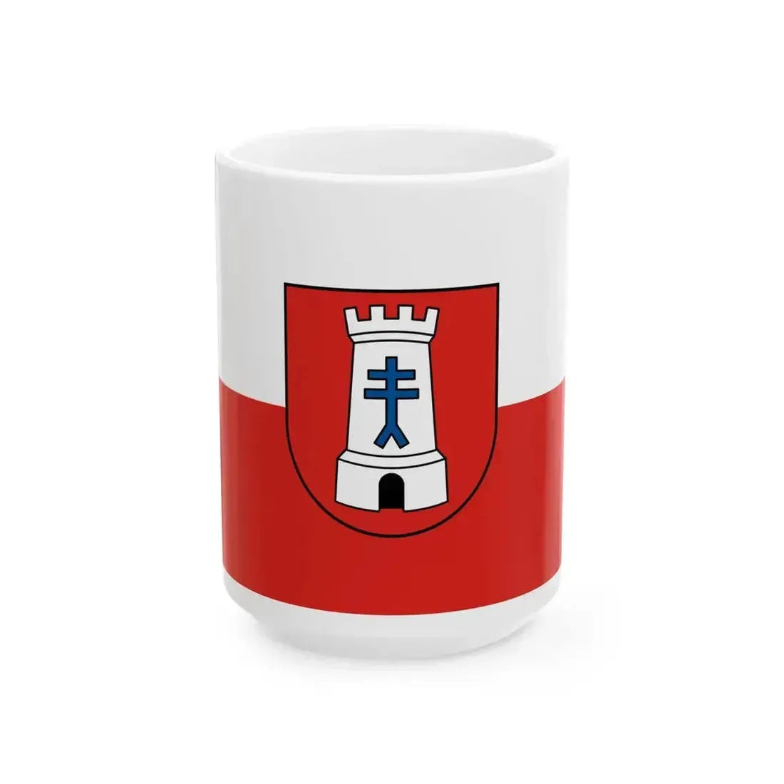 DEU Bietigheim-Bissingen Flag (Germany) White Coffee Mug 15oz - Go Mug Yourself
