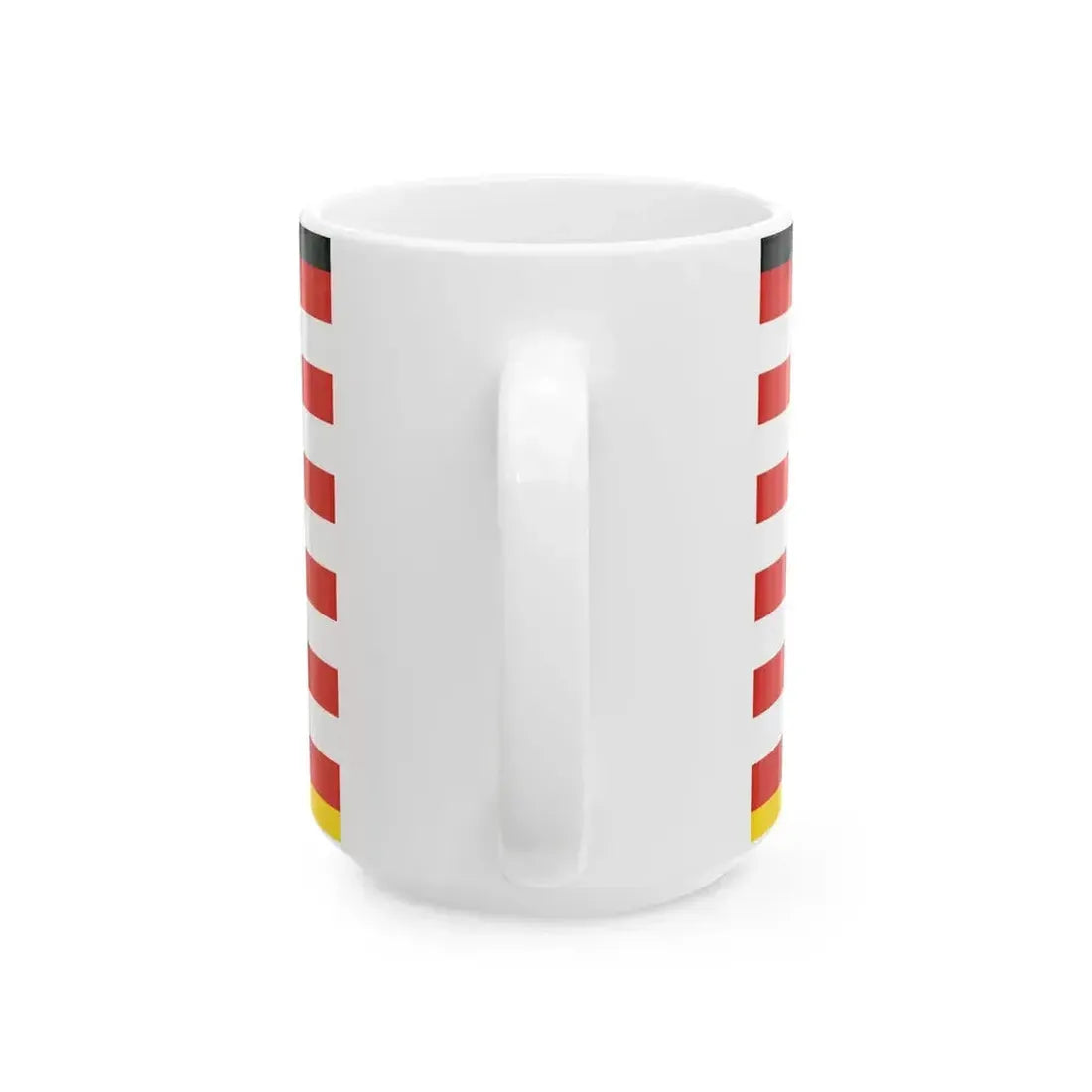 DEU Bietigheim-Bissingen Flag variant (Germany) White Coffee Mug - Go Mug Yourself