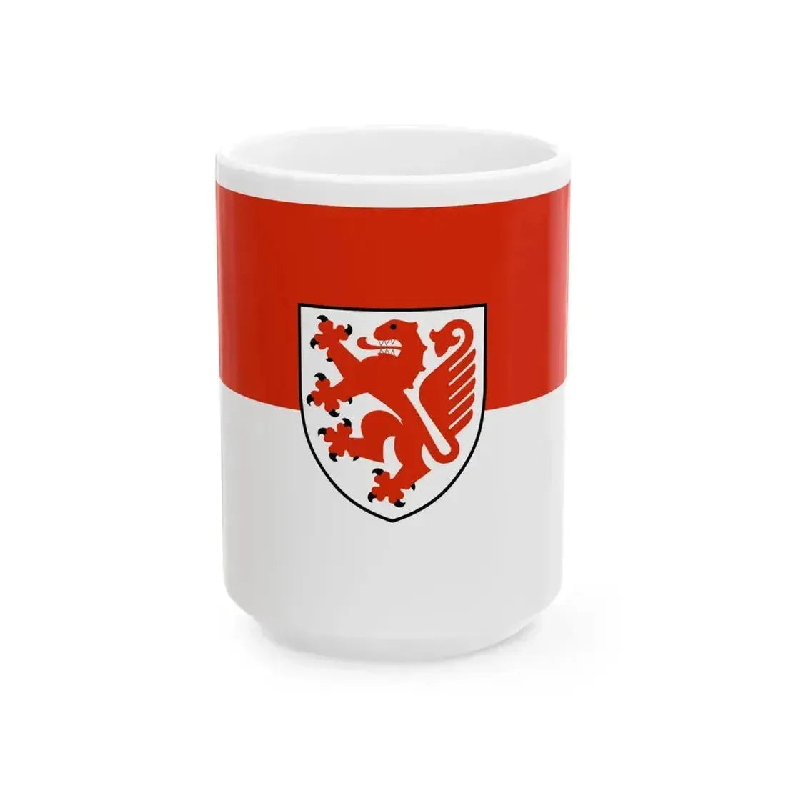 DEU Braunschweig Flag (Germany) White Coffee Mug 15oz - Go Mug Yourself