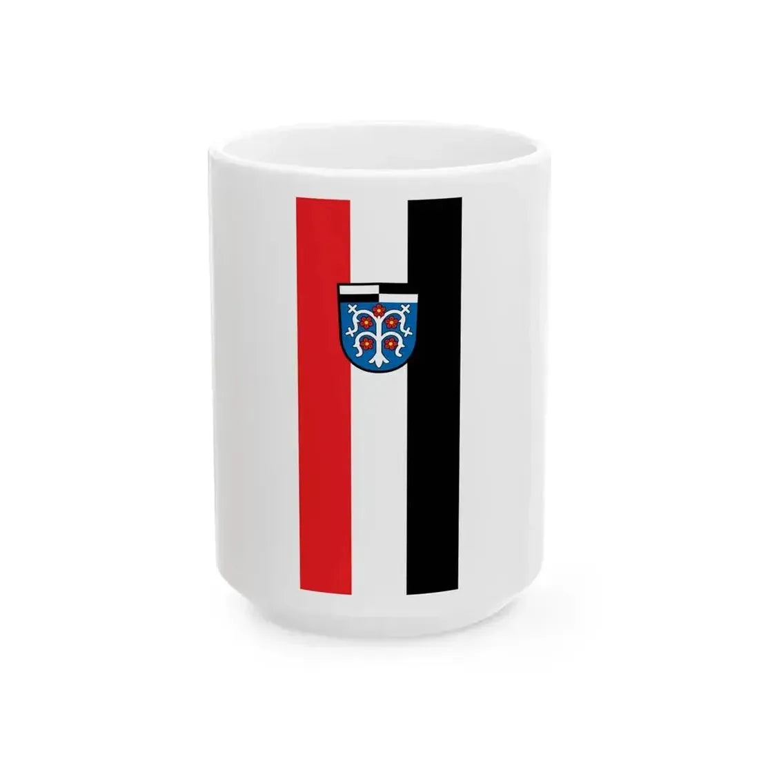 DEU Bruckberg Banner (Germany) White Coffee Mug 15oz - Go Mug Yourself