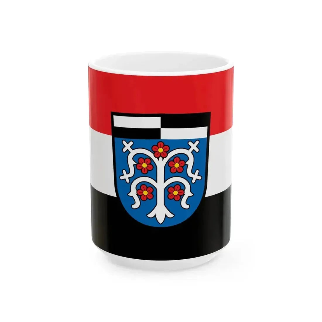 DEU Bruckberg Flag (Germany) White Coffee Mug 15oz - Go Mug Yourself