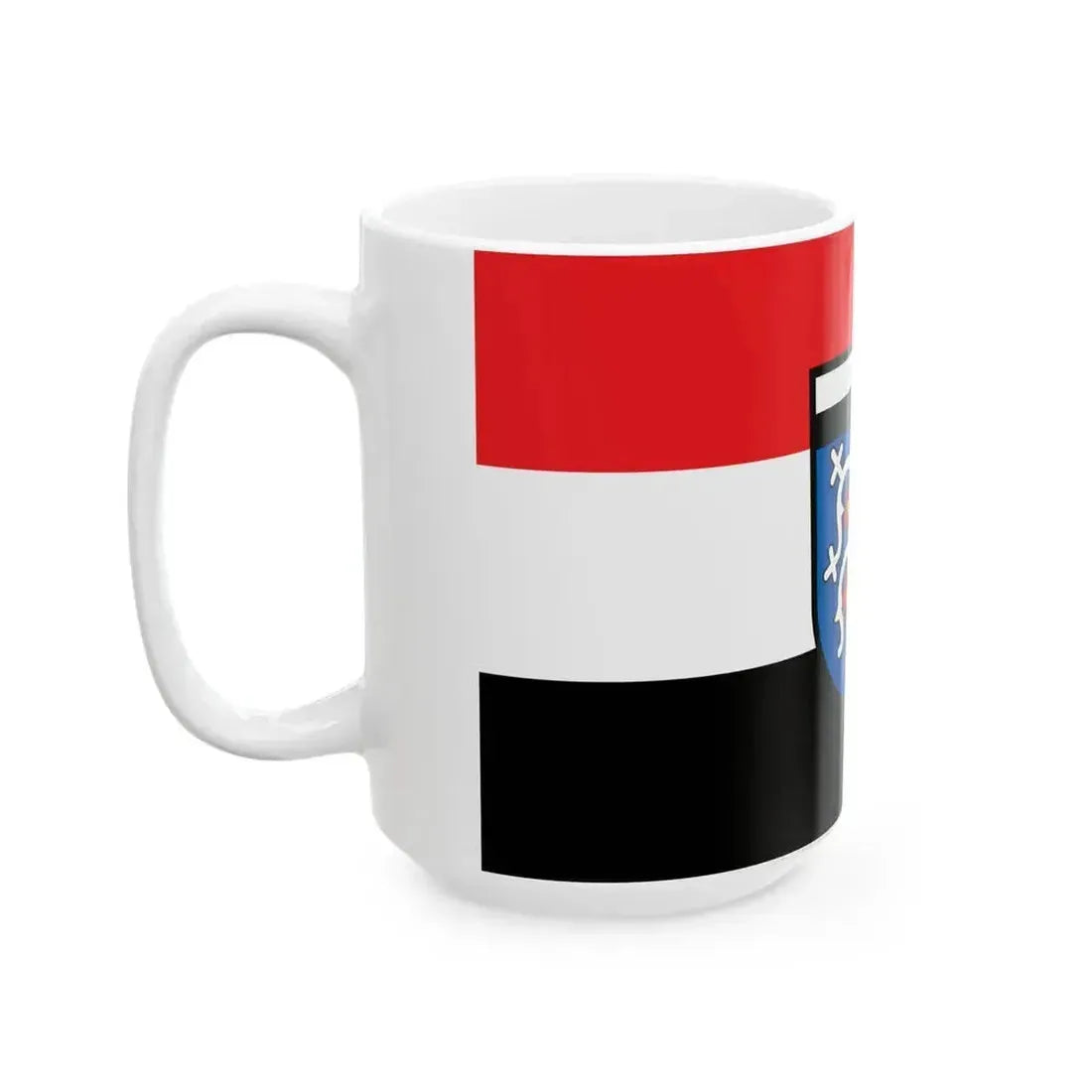 DEU Bruckberg Flag (Germany) White Coffee Mug - Go Mug Yourself