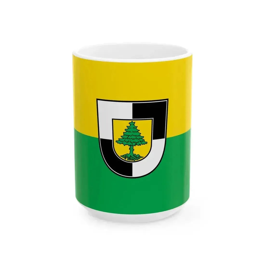 DEU Burgthann Flag (Germany) White Coffee Mug 15oz - Go Mug Yourself