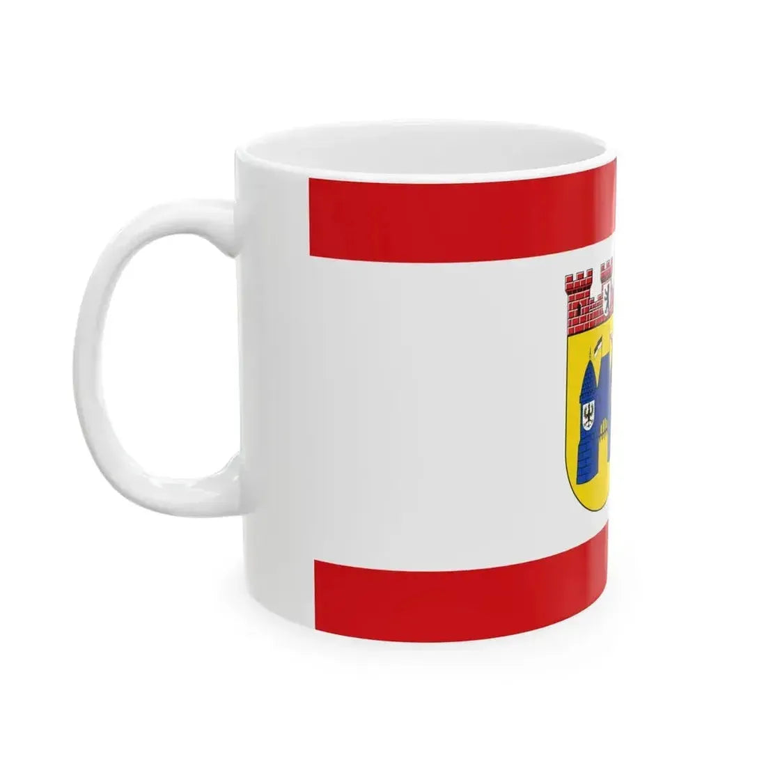 DEU Charlottenburg district Flag (Germany) White Coffee Mug - Go Mug Yourself