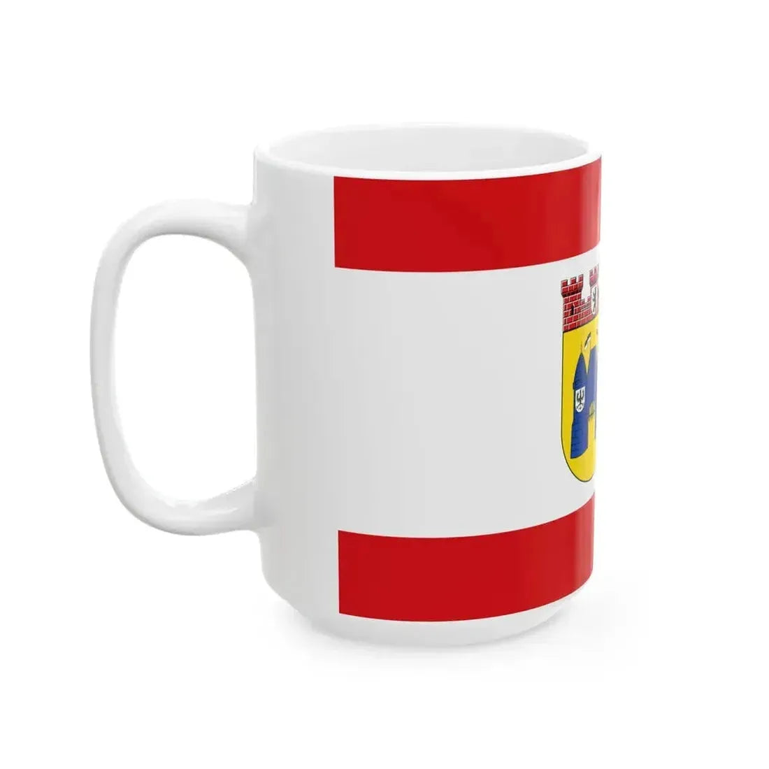 DEU Charlottenburg district Flag (Germany) White Coffee Mug - Go Mug Yourself