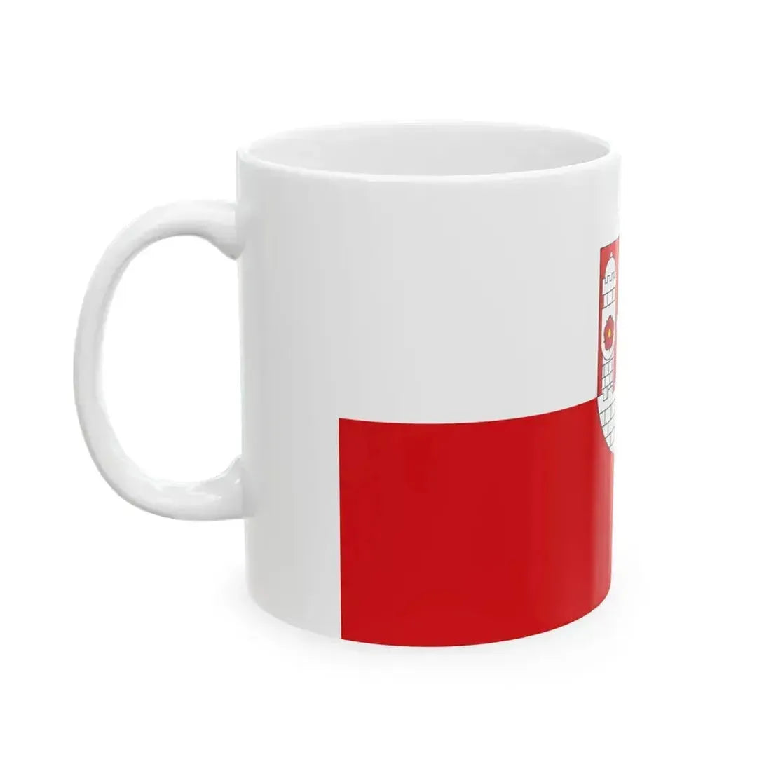 DEU Colditz Flag (Germany) White Coffee Mug - Go Mug Yourself