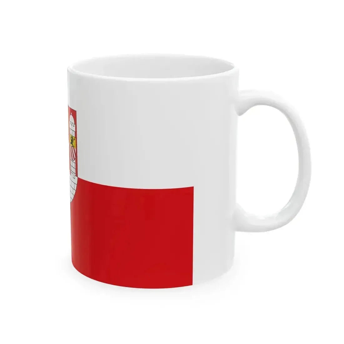 DEU Colditz Flag (Germany) White Coffee Mug - Go Mug Yourself