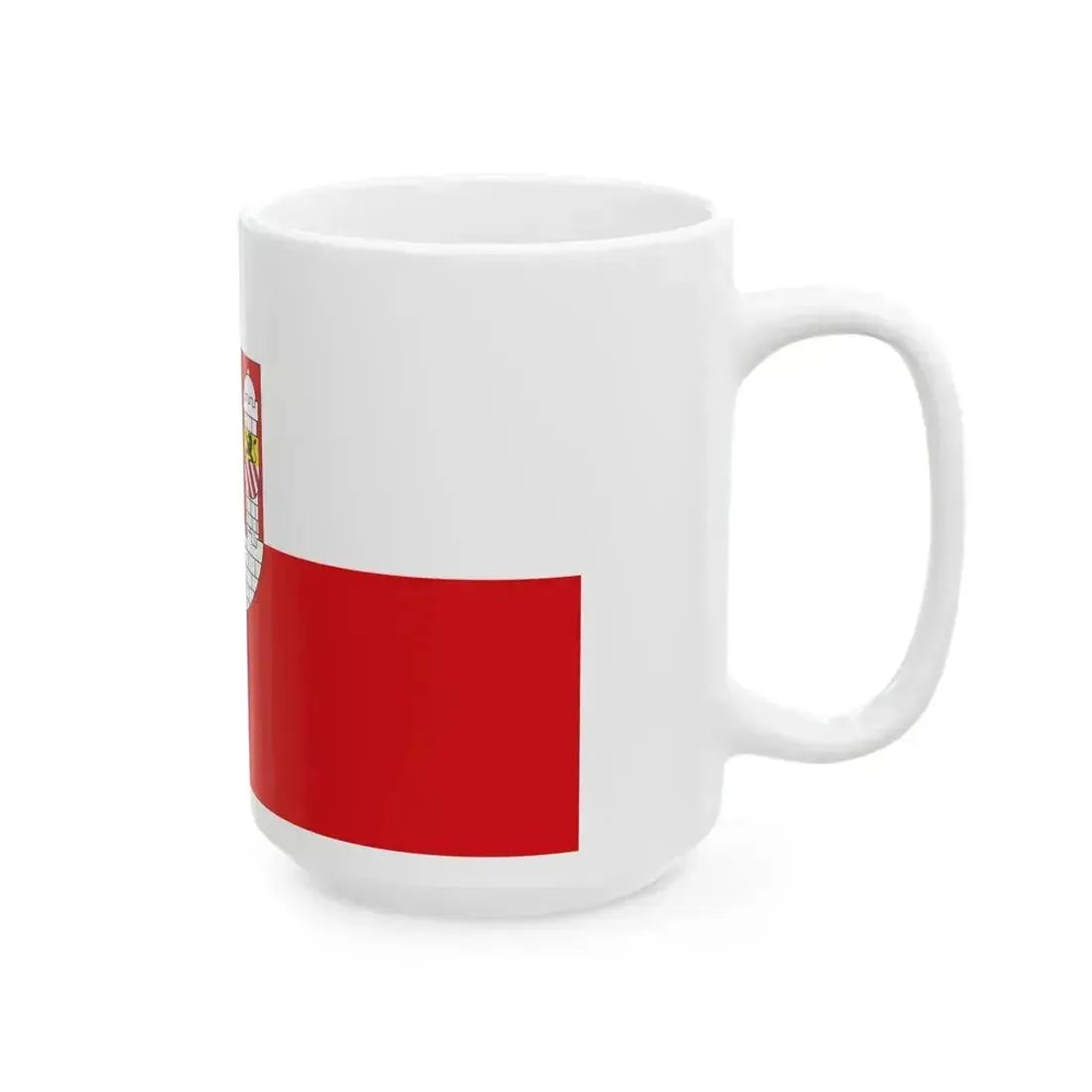 DEU Colditz Flag (Germany) White Coffee Mug - Go Mug Yourself