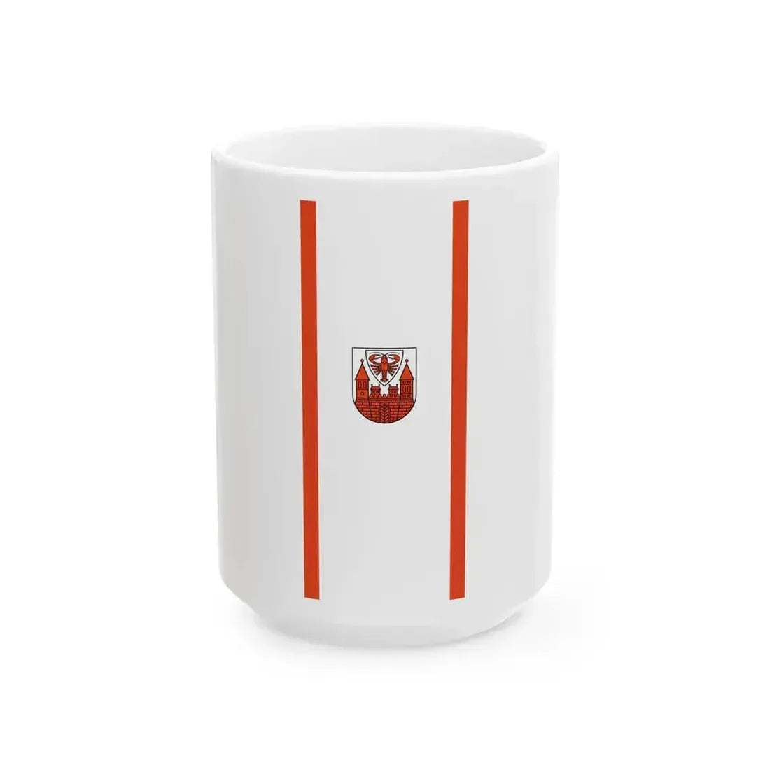 DEU Cottbus Banner (Germany) White Coffee Mug 15oz - Go Mug Yourself