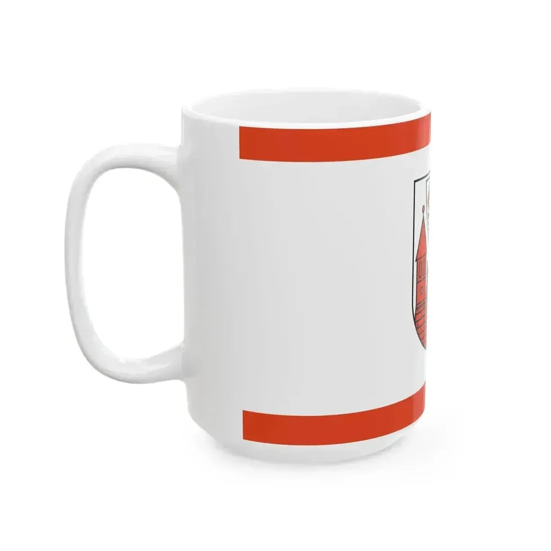 DEU Cottbus Flag (Germany) White Coffee Mug - Go Mug Yourself