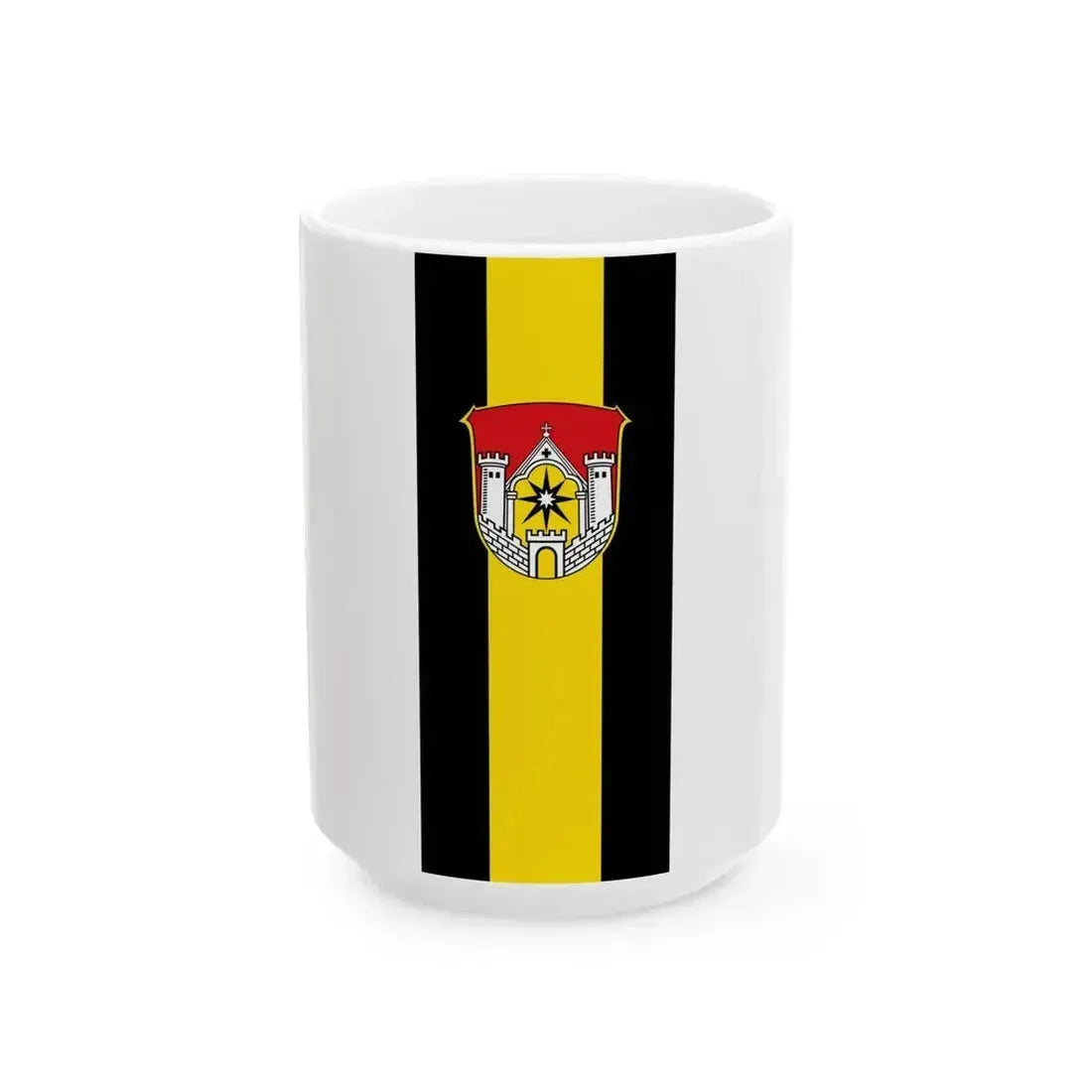 DEU Diemelstadt Banner (Germany) White Coffee Mug 15oz - Go Mug Yourself