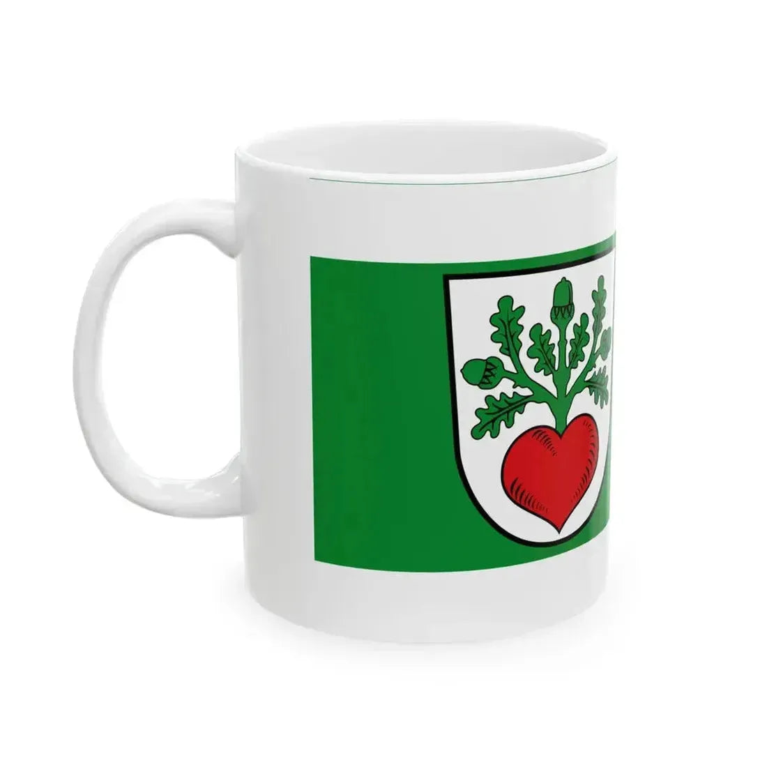 DEU Egelsbach Flag (Germany) White Coffee Mug - Go Mug Yourself