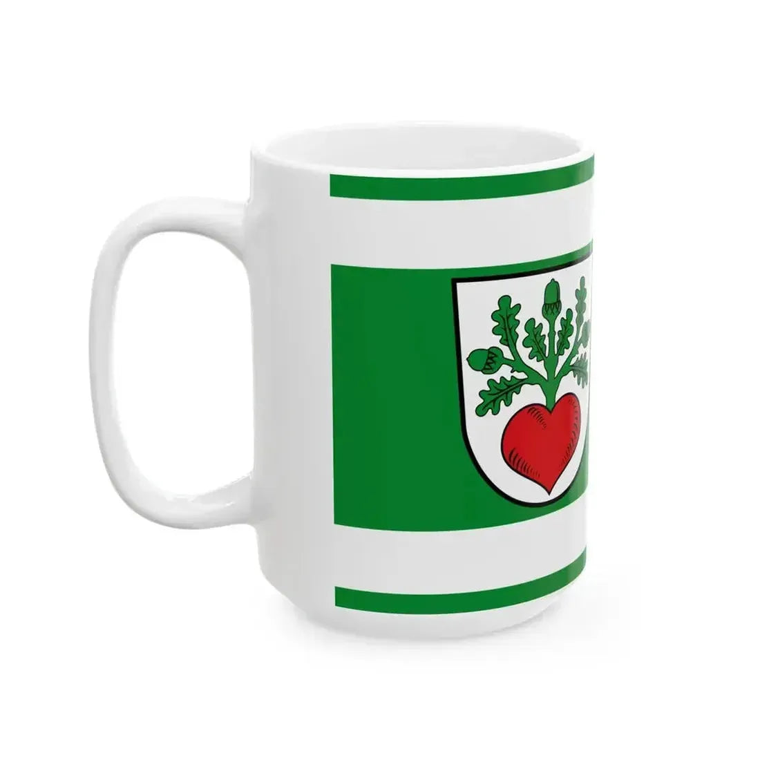 DEU Egelsbach Flag (Germany) White Coffee Mug - Go Mug Yourself