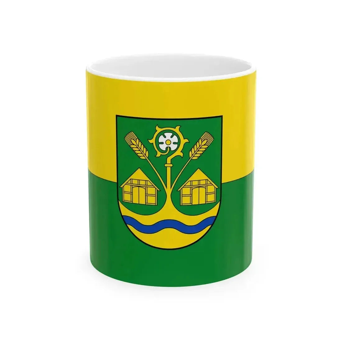 DEU Emtinghausen Flag (Germany) White Coffee Mug 11oz - Go Mug Yourself