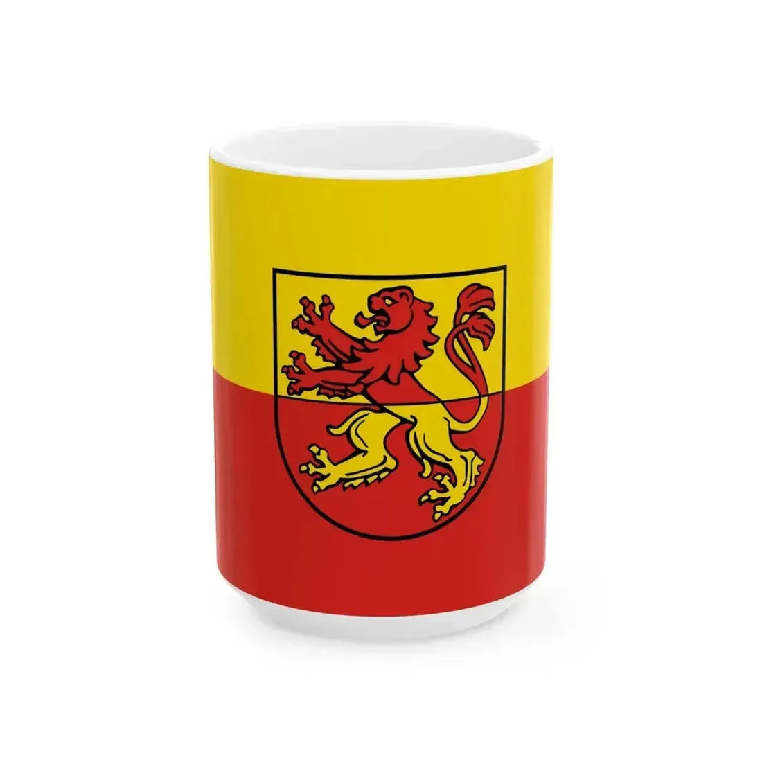 DEU Erbach Flag (Germany) White Coffee Mug 15oz - Go Mug Yourself