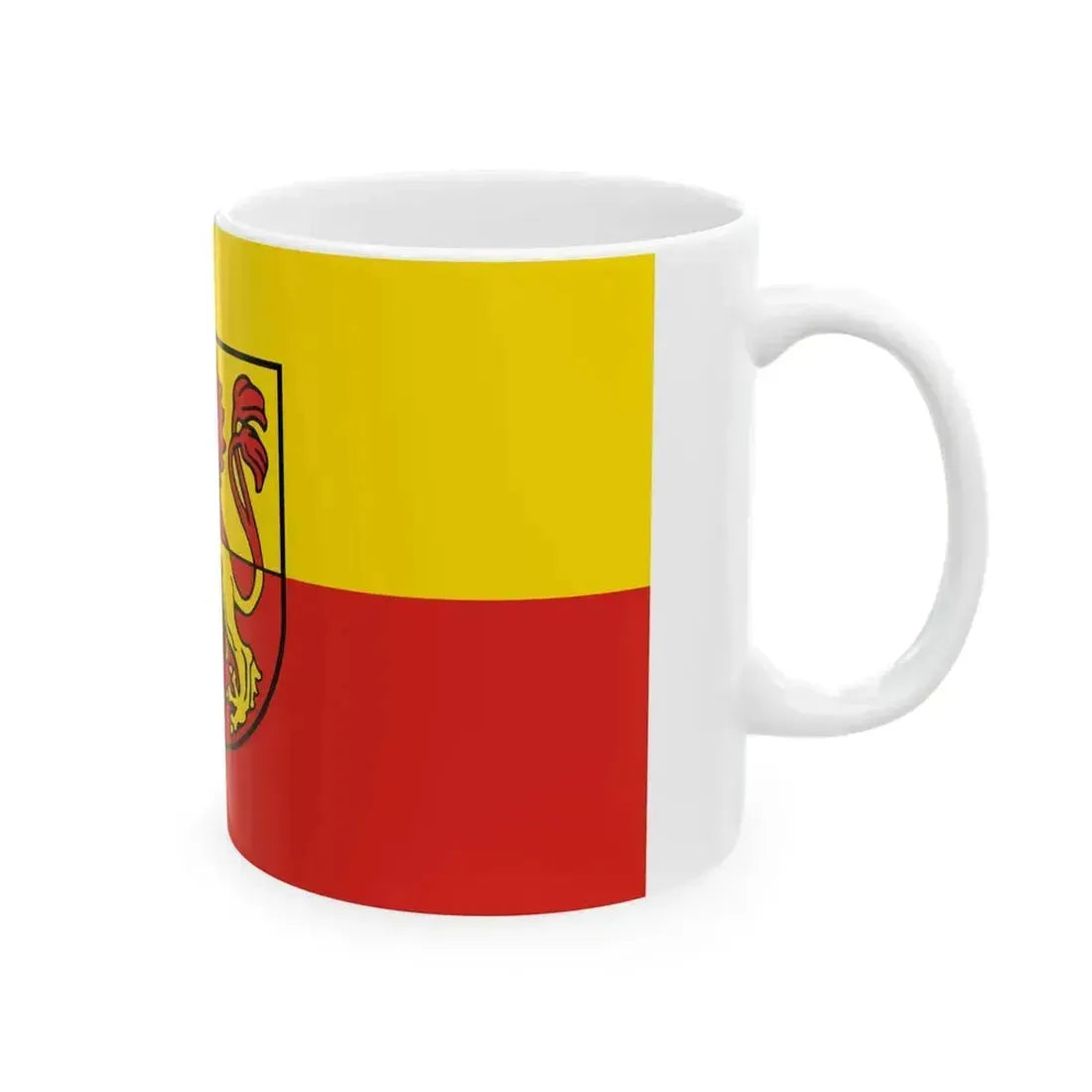 DEU Erbach Flag (Germany) White Coffee Mug - Go Mug Yourself