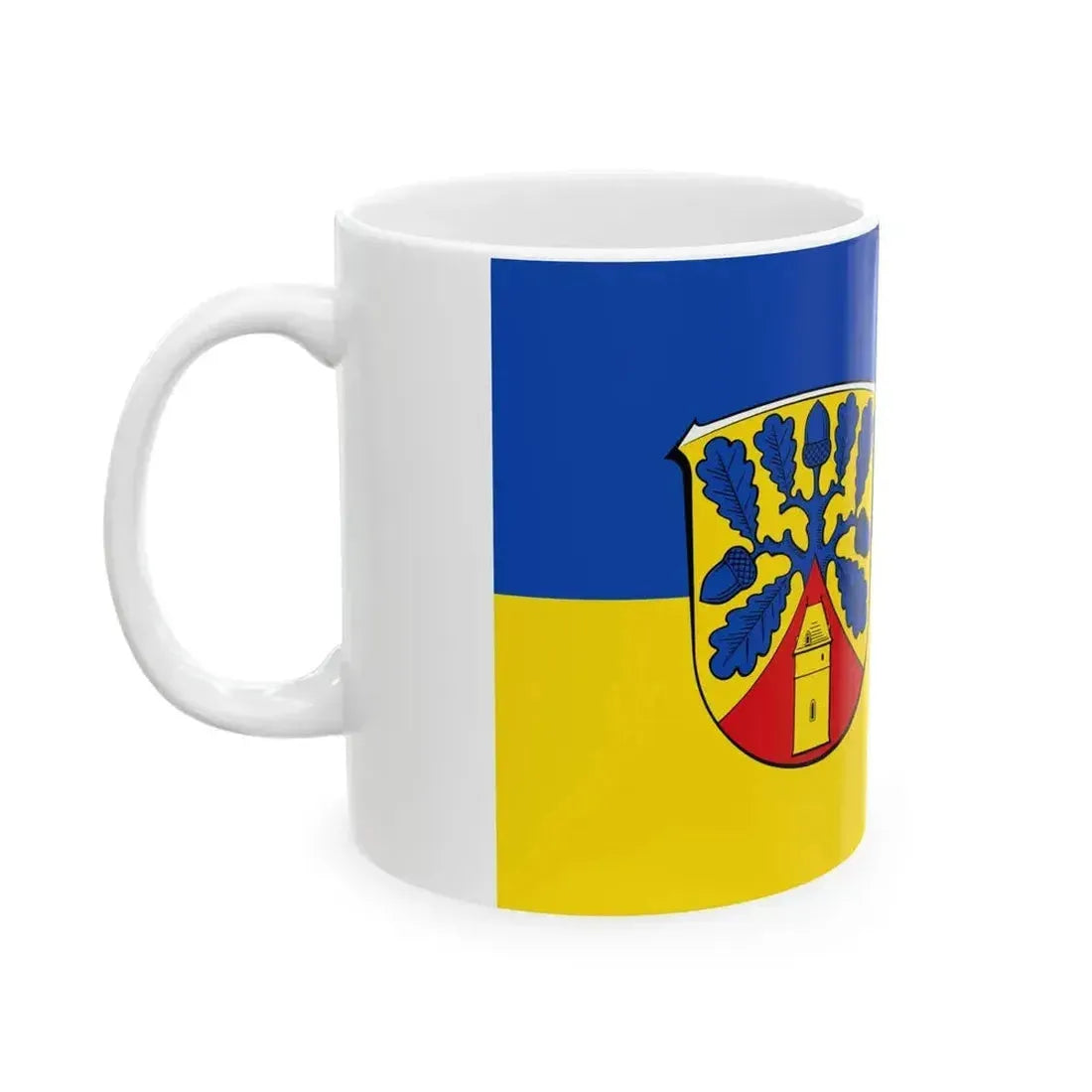 DEU Erda Flag (Germany) White Coffee Mug - Go Mug Yourself