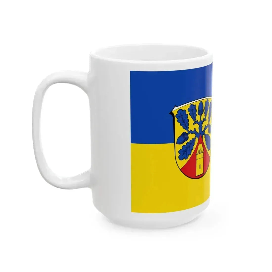 DEU Erda Flag (Germany) White Coffee Mug - Go Mug Yourself