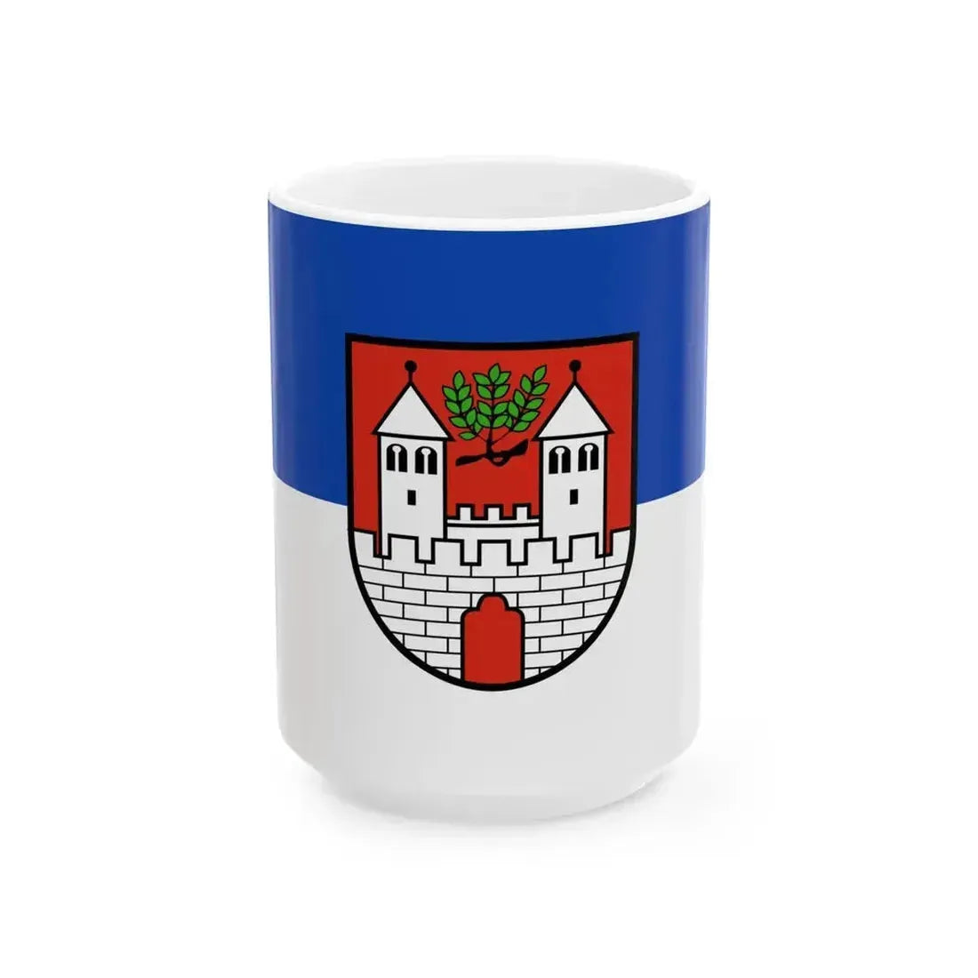 DEU Eschwege Flag (Germany) White Coffee Mug 15oz - Go Mug Yourself