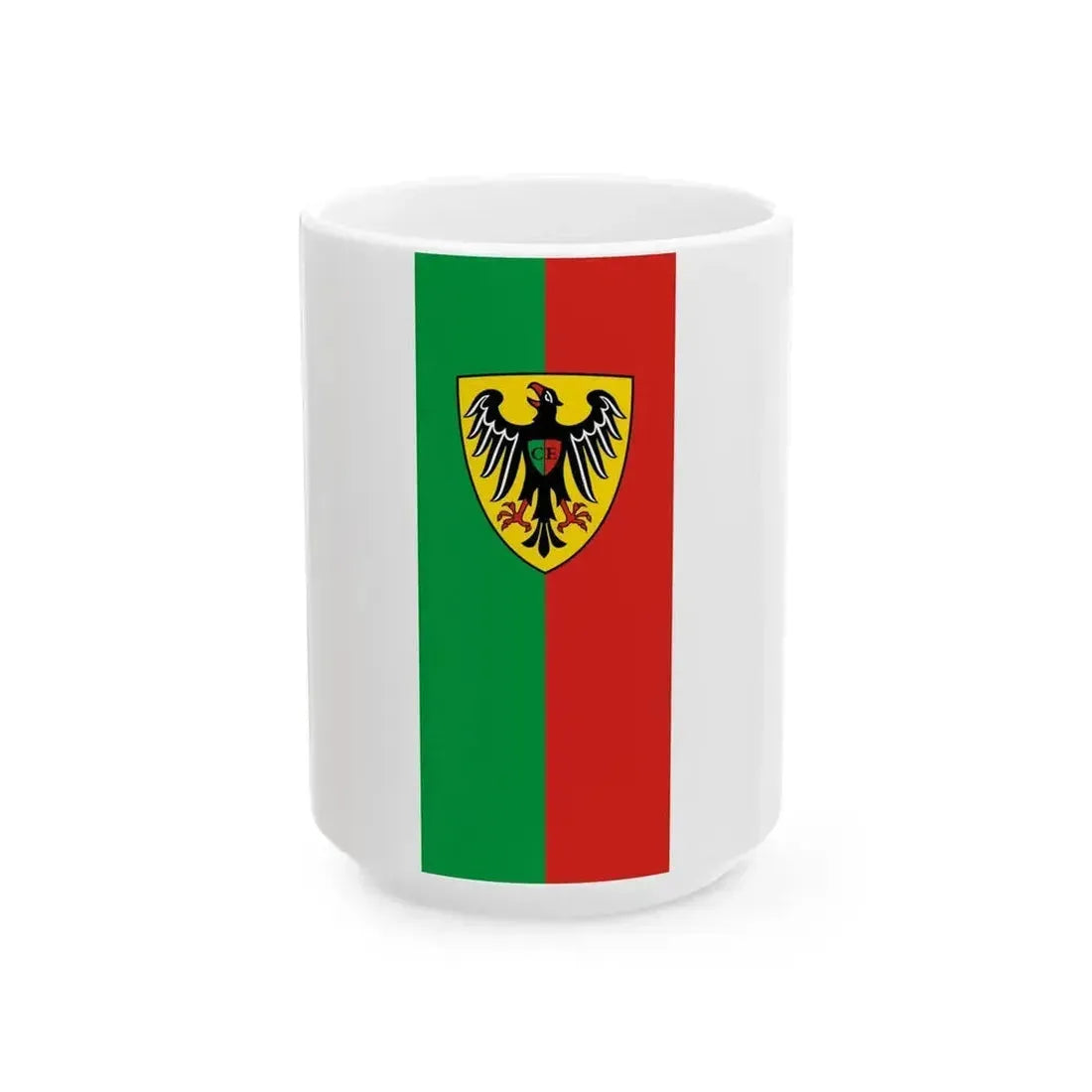DEU Esslingen am Neckar Banner (Germany) White Coffee Mug 15oz - Go Mug Yourself
