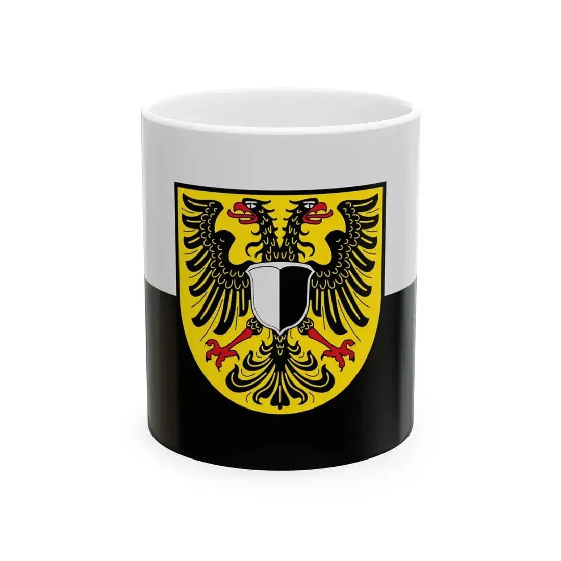 DEU Friedberg Hessen Flag (Germany) White Coffee Mug 11oz - Go Mug Yourself
