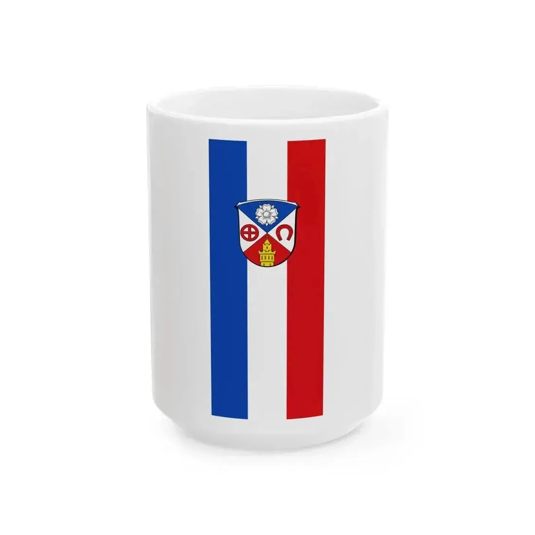 DEU Friedrichsdorf Banner (Germany) White Coffee Mug 15oz - Go Mug Yourself