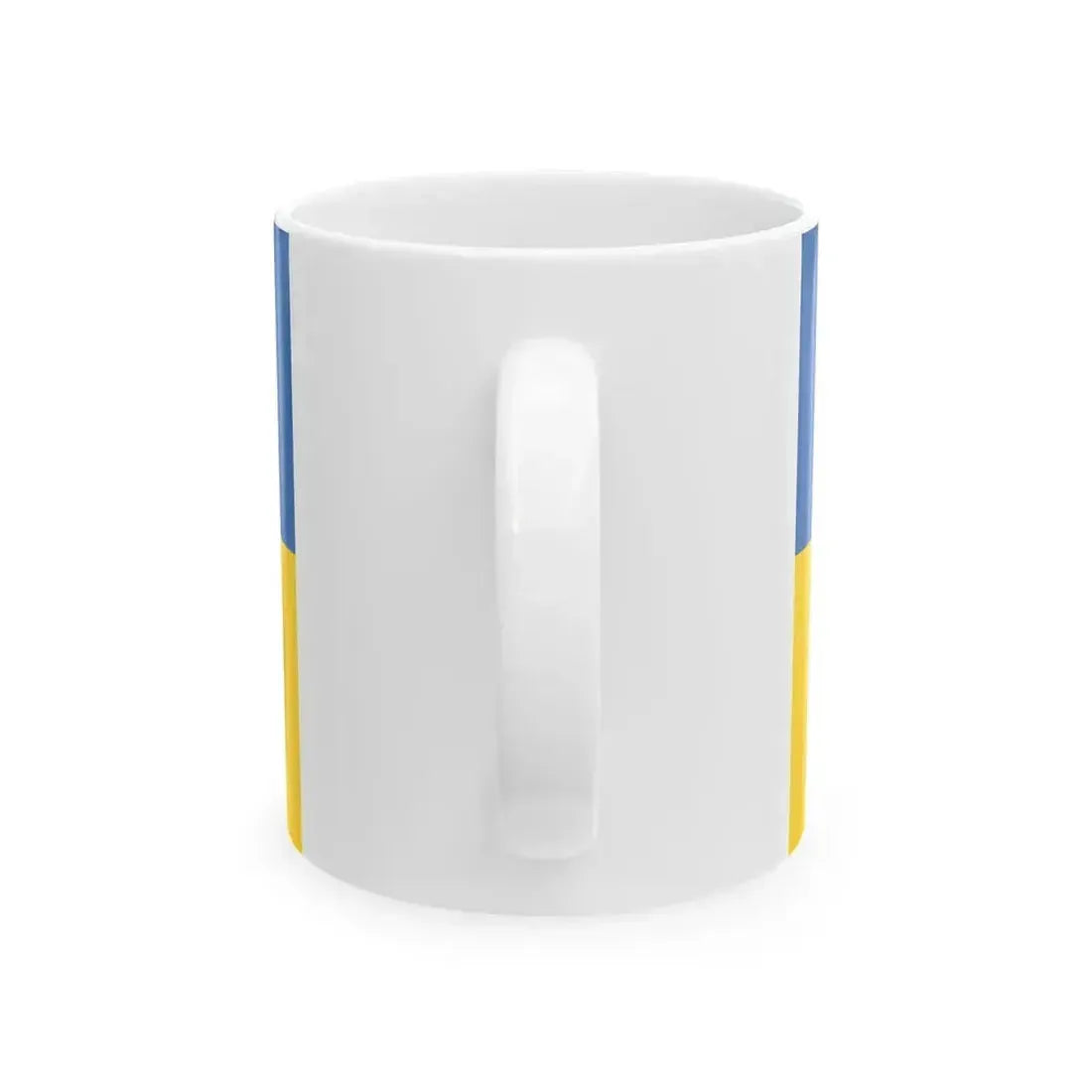 DEU Friedrichsthal Flag Saarland (Germany) White Coffee Mug - Go Mug Yourself
