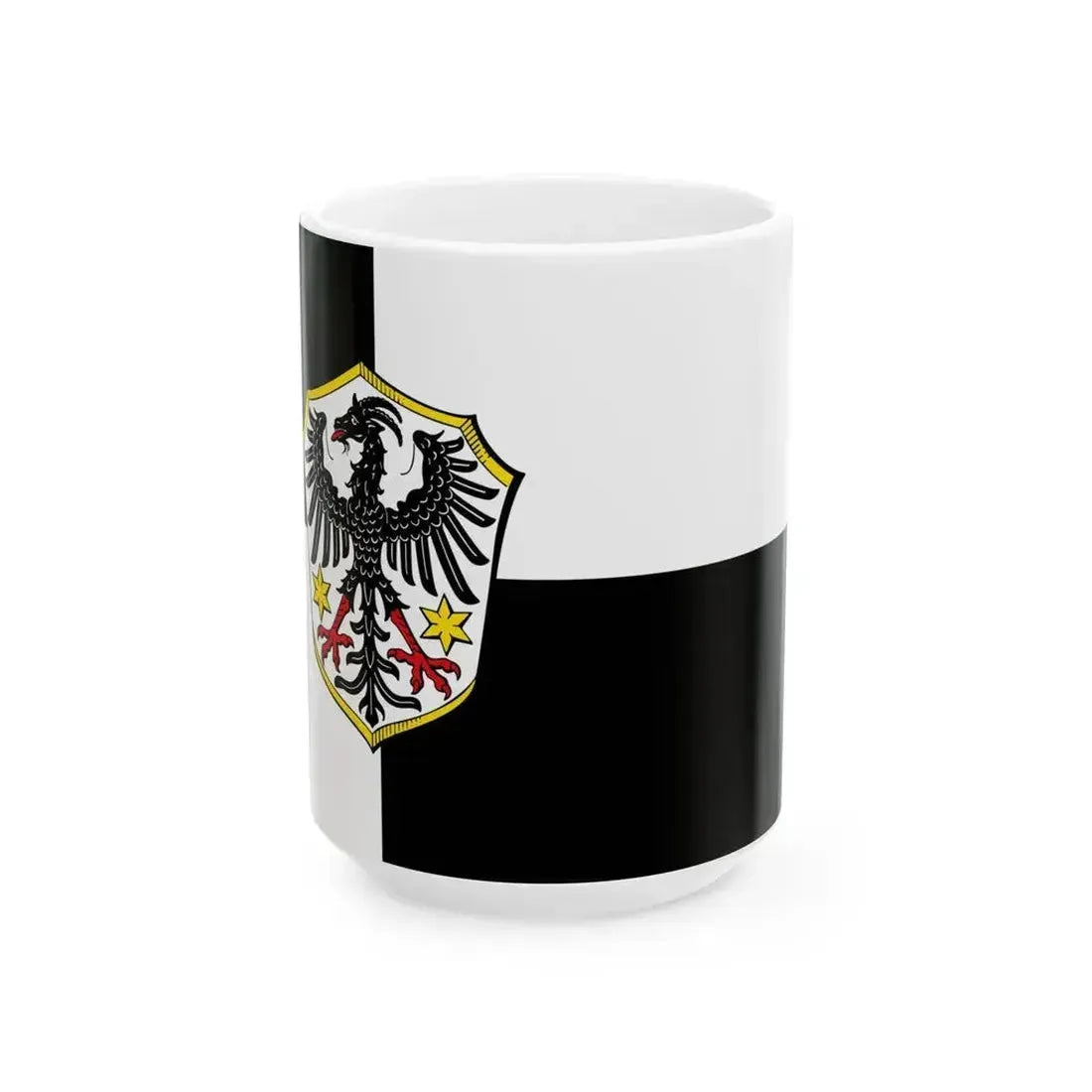 DEU Gemuenden Wohra Flag (Germany) White Coffee Mug 15oz - Go Mug Yourself