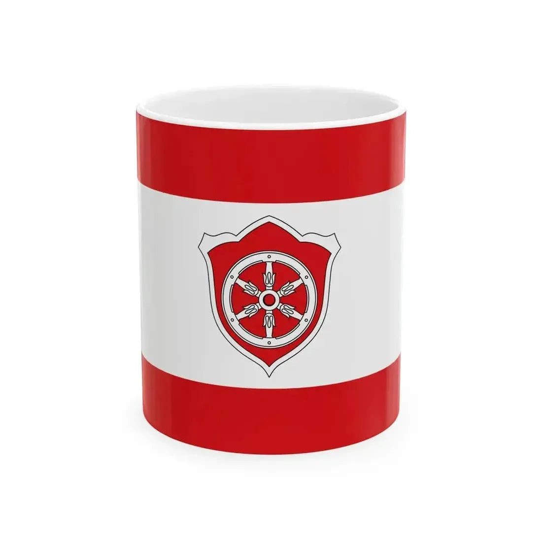 DEU Gernsheim Flag (Germany) White Coffee Mug 11oz - Go Mug Yourself