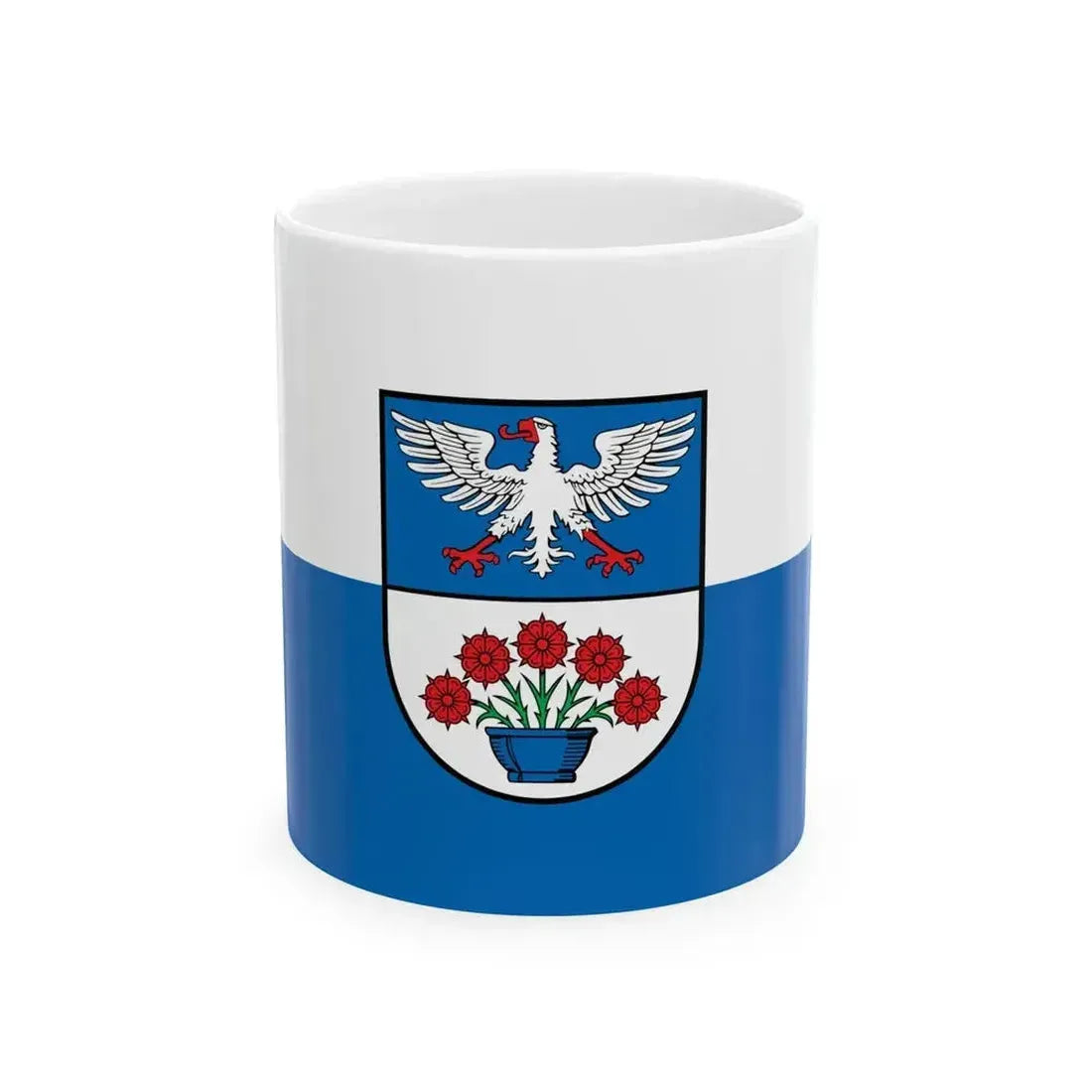 DEU Guntersblum Flag (Germany) White Coffee Mug 11oz - Go Mug Yourself