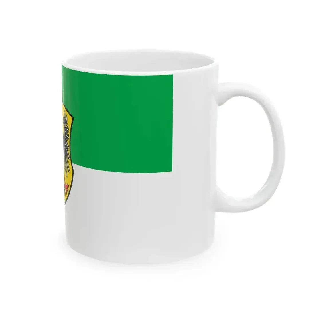 DEU Harburg Schwaben Flagge COA (Germany) White Coffee Mug - Go Mug Yourself