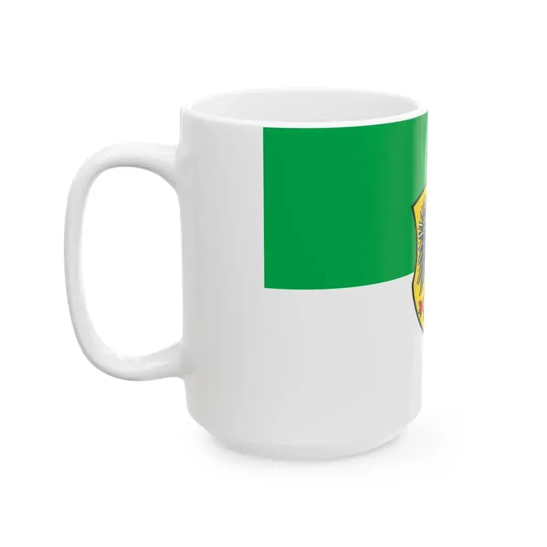 DEU Harburg Schwaben Flagge COA (Germany) White Coffee Mug - Go Mug Yourself