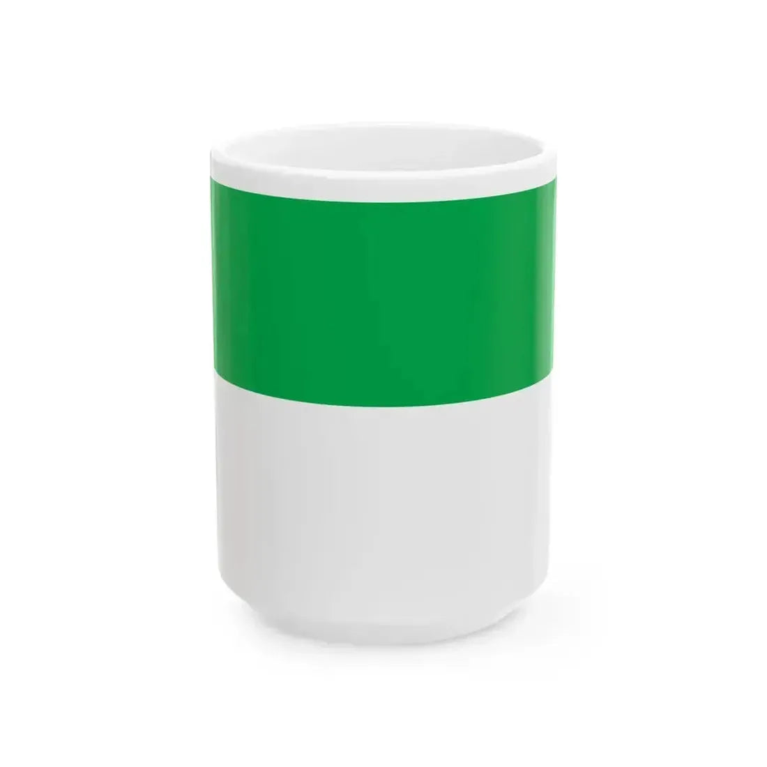 DEU Harburg Schwaben Flagge (Germany) White Coffee Mug 15oz - Go Mug Yourself