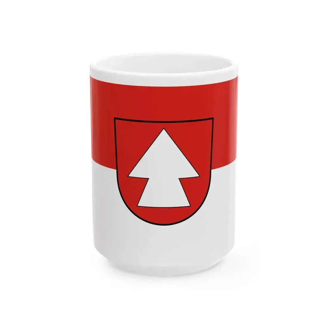 DEU Hirrlingen Flag (Germany) White Coffee Mug 15oz - Go Mug Yourself