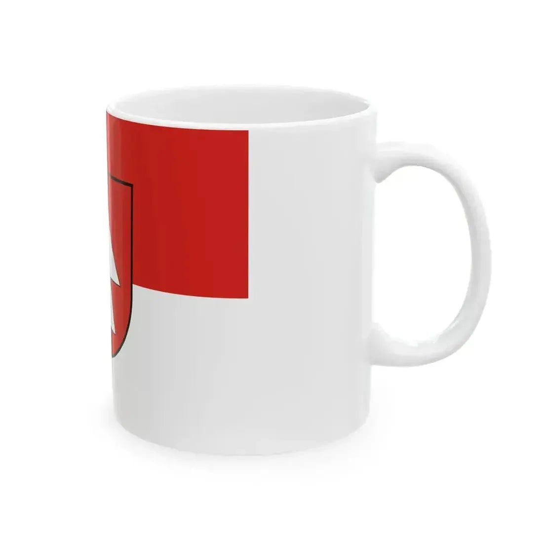 DEU Hirrlingen Flag (Germany) White Coffee Mug - Go Mug Yourself
