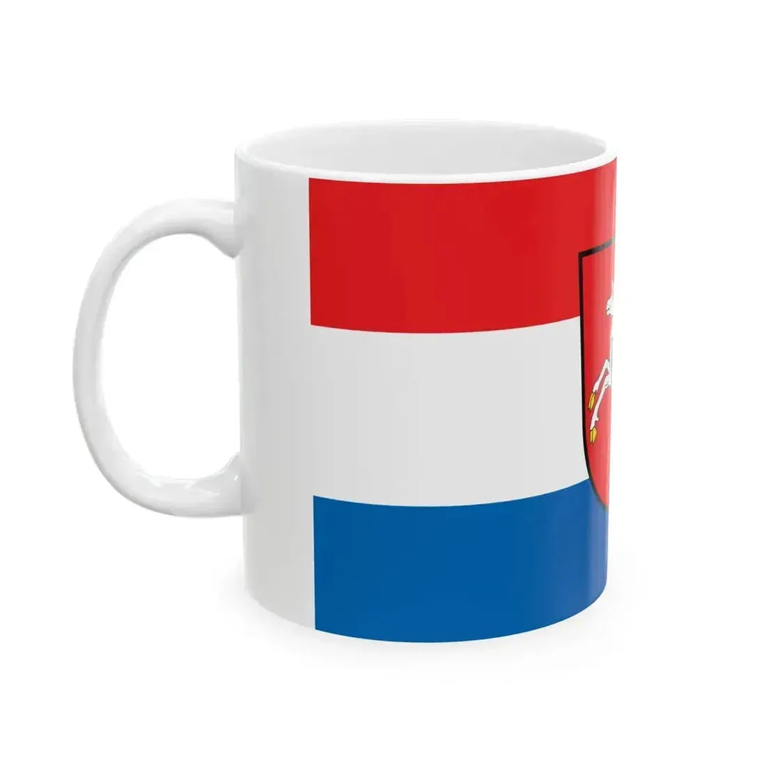 DEU Hirschau Flag (Germany) White Coffee Mug - Go Mug Yourself