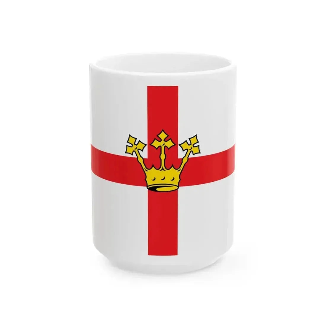 DEU Koblenz Flag (Germany) White Coffee Mug 15oz - Go Mug Yourself