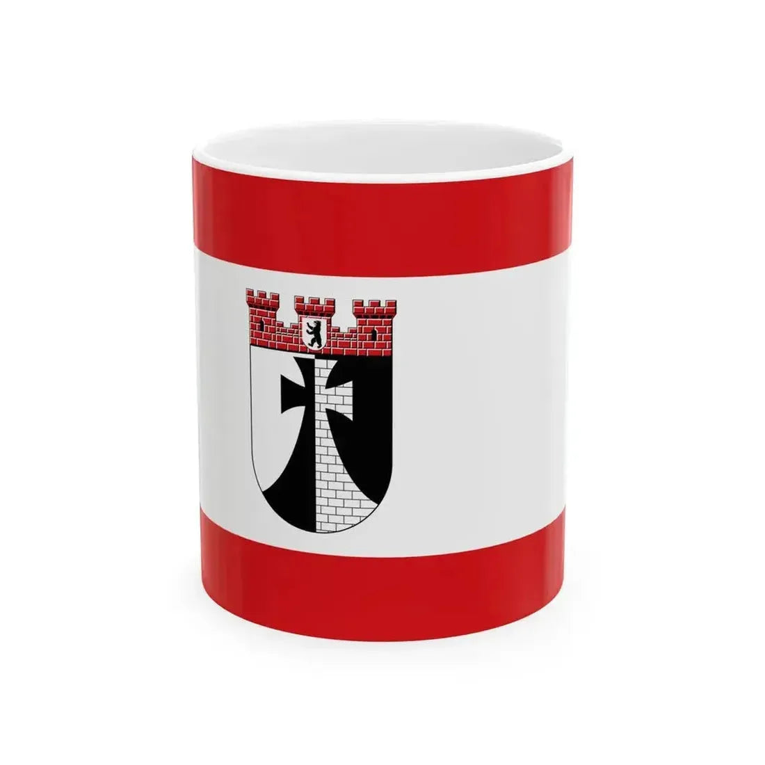 DEU Kreuzberg district Flag (Germany) White Coffee Mug 11oz - Go Mug Yourself